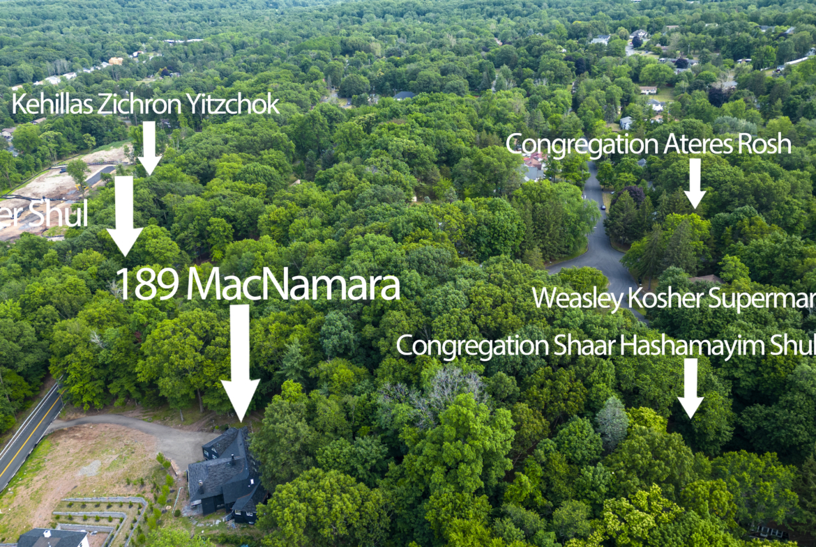 189 McNamara Road, Wesley Hills NY aerial view