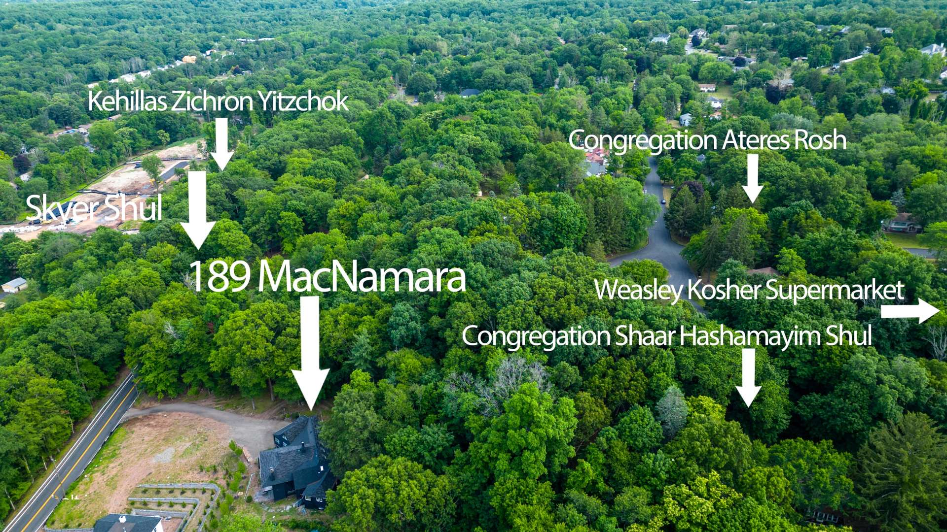 189 McNamara Road, Wesley Hills NY — aerial view 6
